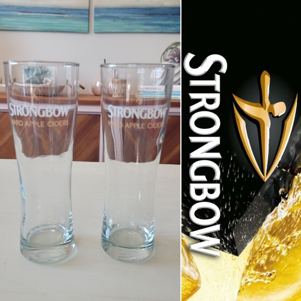 Strongbow Cider Glass Set of 2